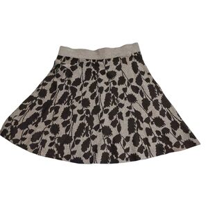Ann Taylor Factory Floral Print Knit Skirt- size M